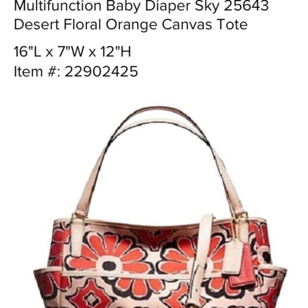 Coach multifunction bag